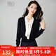 Late White New Product 2025 Autumn Style Elegant Stretch Sweater Age-Reducing Lace-up Fake Two-piece Knitted Sweater Women Black L