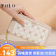 POLO handbag women's wallet women's long card bag clutch bag women's multi-card slot wallet printed women's bag birthday gift