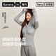 Jiao Nei Zhao Lusi's same style very suitable 501Slim women's hooded jacket short 24 new slim knitted
