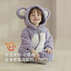 Bali Piggy Warm Double-sided Velvet Baby Winter Jumpsuit Plus Velvet Thickened Harness Super Cute Baby Clothes Autumn and Winter Koala 80cm