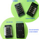 Installation and modification of car fuse box screw wiring method 4-speed 4-in 4-out 6-way 8-seat 6-way