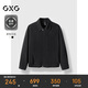 GXG Men's 2024 Autumn Casual Loose Coat Jacket Men Black 175/L
