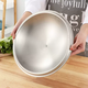 Yusenyi pot lid thickened non-magnetic stainless steel tripod lid tempered glass visible food grade household steamer wok large pot lid 40cm thickened combination lid visible with stand handle