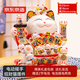 Made in Tokyo, the lucky cat comes from all directions, living room cashier lucky ornaments, housewarming opening gift, automatic waving hand, lucky cat