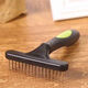 Jiajiemei Dog Hair Brush Depilation Comb Long-haired Alaska Border Collie Golden Retriever Special Large Dog Nail Rake Comb Matcha Green + Knot Knife