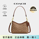 COACH classic women's bag LAUREL19 series new hobo bag light luxury printed armpit bag single shoulder crossbody bag handbag CBH15IMXHE