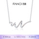 Fanci Fan Qi's heart-pounding necklace female clavicle chain niche light luxury high-end gift birthday gift for girlfriend