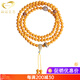 Genomanmen Dreaming Natural Chicken Fat Yellow Beeswax Bracelet Women's 108 Amber Buddha Beads Bracelet Native Buddha Heart Mantra (Rat) Beads 6mm