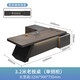 Painted boss desk desk simple modern manager office supervisor president executive desk desk and chair combination ordinary 1.8 meter boss desk (including light strip)