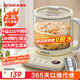 KONKA health kettle 316 tea kettle kettle 2.3L glass insulation kettle electric kettle mini glass tea kettle KYSH-2305E-W