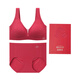 Embry Rose Red Box Red Zodiac Year Vest Underwear Set No Wires Seamless Bra New Year Gift Rose Red ROS XL