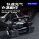 Vehicle-mounted air pump, portable car inflator, electric tire inflator for cars, high-power double-cylinder high-pressure double-cylinder 99800 high-pressure pointer type + tube + clamp + mouth