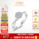 CRD Ke Laidi Spot Sparkling Xingyun Platinum Diamond Ring Women's Group Diamond Ring Proposal Marriage Engagement G0590 Platinum Diamond Ring Total Approximately 20 Minutes