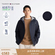 TOMMY HILFIGER25 new spring and summer men's windproof and waterproof casual sports trendy textured wear-resistant hooded jacket navy blue DW5 M (recommended 135-150Jin Jin equals 0.5kg)