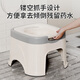 Hemorrhoid bidet/bidet home use for men and women, pregnant women, bidet, butt basin with stool, no need to squat and wash, increased version of white basin + base stool