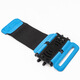 The shopkeeper recommends driving mobile phone arm bag rotatable silicone wrist strap arm strap sports fitness wrist bag new style black