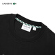 Lacoste French Crocodile Herrenkleidung losen Stil Baumwolle Runde Nackenpullover Sportpullover SH3878 031/Schwarz L 5