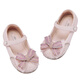 DAVE&BELLA Girls' Leather Shoes 2026 Spring New Children's Princess Shoes Fashionable Baby Girl Performance Shoes Children's Casual Shoes Pearlescent Pink Spot 21