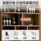 Zhong Zhang Gui solid wood ecological board wine cabinet wall-mounted living room storage display cabinet commercial wine rack 2024 new home new Chinese style door-to-door delivery combination model-increased pitch 100cm+10
