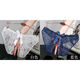 Yiransimu open-flap vaginal sexy underwear, no need to take it off, lace thong for summer, 1525 white + blue, confidential delivery M