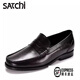 SATCHI Men's Shoes New Genuine Leather Business Casual Leather Shoes Cowhide Versatile One-Pitch Commuting Loafers Comfortable and Wear-Resistant Black 40