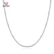 Aido diamond pt950 platinum necklace for women, Chopard inter-column chain, platinum o-shaped chain, shiny with pendant, plain chain, Chopard chain 3.1-3.3g, length 40cm, thickness about 1.2mmM buckle