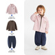 Ciciibear (ciciibear) 300g anti-static polar fleece Ciciibear baby velvet shirt boys jacket winter children's thermal shirt mocha color 90