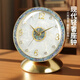 Hanshi (Hense) modern light luxury alloy shell clock living room home desktop table clock high-end clock TV cabinet clock HD2228 shell plate + abalone shell