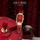 LOLA ROSE Lucky New Product Carnelian Sugar Cube Watch Girl Birthday Gift New Year's Day Gift for Girls