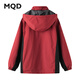 MQD detachable jacket burgundy 175
