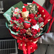 Youke Jade Christmas Eve Flower Express Red Rose Bouquet Apple Gift Box for Girlfriend Gift Nationwide Delivery Red Rose Apple Mixed Bouquet Christmas Surprise