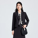 Light workplace formal women's suit, college student teacher interview wear, small suit, professional attire, suit jacket, skirt, black jacket + 2108# white shirt + skirt M