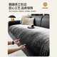 MUJI sofa cushions are suitable for all seasons, non-slip sofa cushions, special leather sofa cushions, Chenille Lawrence sofa cushions, special-shaped quicksand-black, soft and comfortable, non-slip and wear-resistant, suitable for all seasons, 70*210cm (three people)