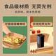 Jingdie air fryer special paper square silicon oil oil-absorbing paper tin foil tray tin foil baking oven frying pan pad paper aluminum foil natural color thickened and enlarged-heightened edges 50 pieces