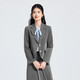 Light workplace formal women's suit, college student teacher interview wear, small suit, professional attire, suit jacket, skirt, black jacket + 2108# white shirt + skirt M