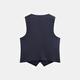 Goldlion Billiards Sports Series Autumn and Winter Men's Suit Vest Machine Washable Wool Stretch Vest Navy Blue-95 S
