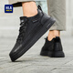 
HaiLan Home (HLA) Men's Shoes Summer 2025 New Classic Board Shoes Breathable Business Casual Leather Shoes Fashionable and Evergrande Shoes Men's Black 42