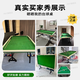 PNT billiard table home practice table for adults Chinese-style black eight-ball indoor five-point practice vertical folding model 200cm carbon steel-solid wood billiard table (full set of gifts)