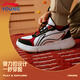 Li Ning children's shoes, children's sports shoes, cotton shoes, men's and older children's New Year's style plus velvet warm Year of the Horse casual shoes 36YKCS192-25