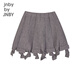 Jnby by JNBY New Jiangnan Buyi Children's Clothing Short Waist Skirt A-Type Fit Casual Daily 26 Spring Girls 1Q2D13530 080/Beige Gray 100 cm