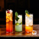 CLITON Japanese-style Colin cup bar straight long drinking glass mixing cup Long Island ice tea cocktail cup 290ml 2 pieces