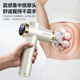 Owl multi-head fascia gun massager shoulder, neck, waist and back massager myocervical mask gun professional grade portable fitness muscle relaxation leg Mid-Autumn Festival birthday gift for parents and men, supreme fully equipped platinum, 99-speed variable speed + 9 professional massage heads + LCD digital display