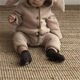 Ultraman romper baby jumpsuit baby super cute hooded romper thickened autumn and winter khaki color 65cm one size