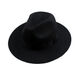 Blooming Qing Shanghai Xu Wenqiang's same style hat, men's British retro jazz hat, big brim top hat, Jackson stage performance, Xu Wenqiang style - black, adult size 58CM