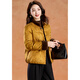 Kebel Chinese style fur stitching warm coat women's winter new style Hongyun high-end light luxury down jacket yellow M