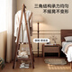 Ouyilang solid wood floor-standing coat rack bedroom household coat rack vertical simple indoor wooden clothes drying rack