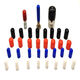 Thread protective sleeve bolt rubber cap PVC rubber cylinder dust cap colored glue black inner diameter 1.5 (1000 pieces)
