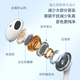 Hot-selling wired earphones semi-in-ear 3.5mm round hole type-c flat mouth suitable for Huawei Apple oppovivo Xiaomi with microphone karaoke digital audio fully compatible typec interface-PER diaphragm with microphone without tuning-digital audio
