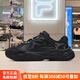 FILA men's shoes Mars IV 2025 autumn new sports running shoes casual women's shoes F12WM542103 official authentic F12M542103FBP black/grey-men 40.5