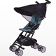 gb gute Kindertasche Auto Markennmarke Liebesbrief Sonnenschutz Sonnenschild fliegende Feder Baby Regenschirm Auto Walking Baby Universal Accessoires Taschenauto Universal New Sunshade rein Schwarz